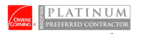 Owens Corning Platinum Preferred Contractor