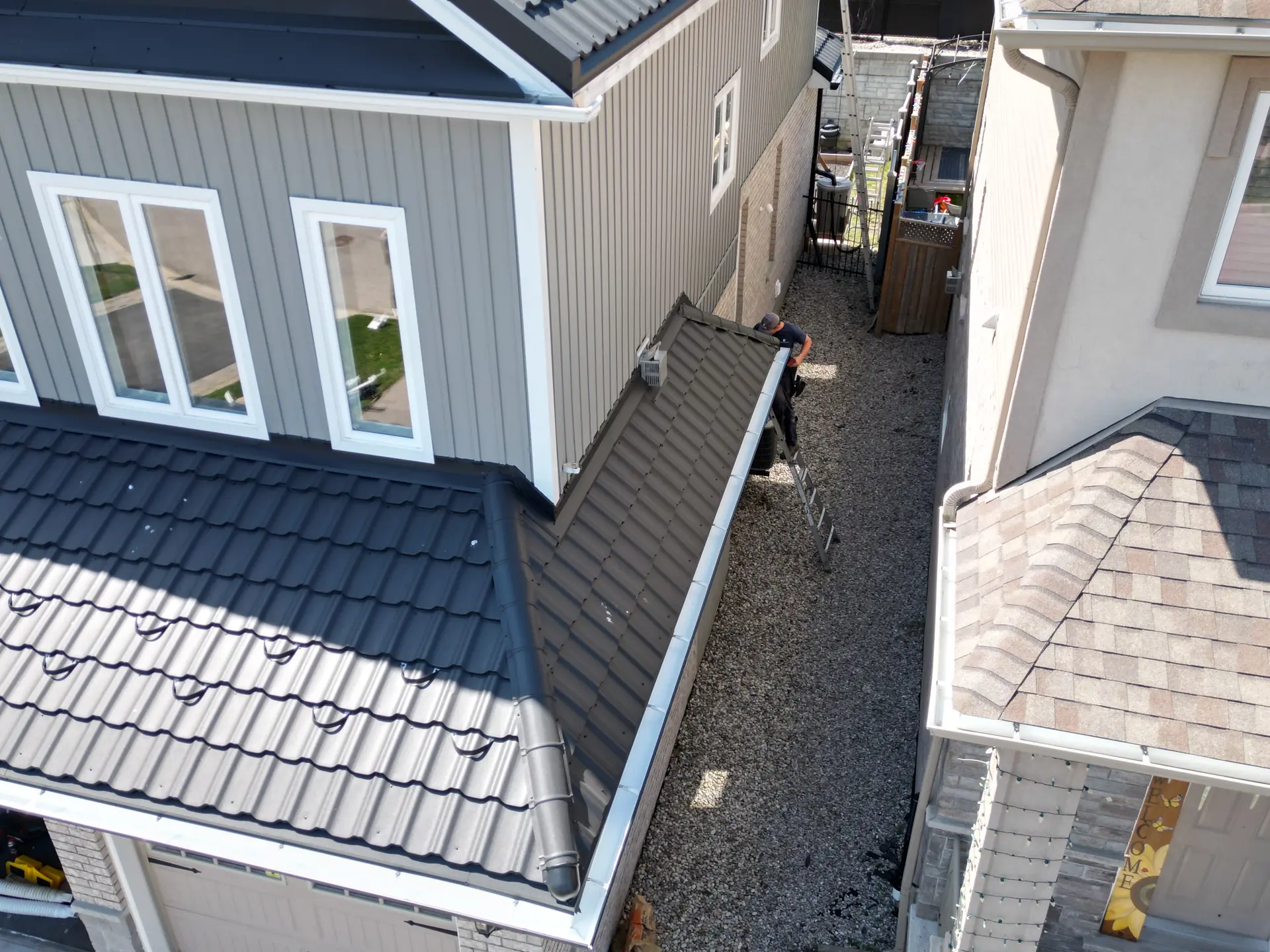 Aerial Roofing Project