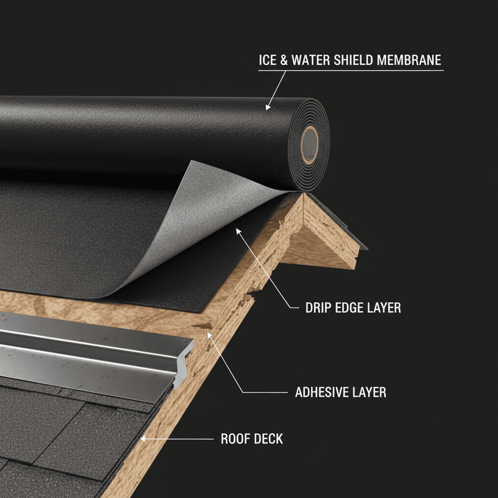 Ice & Water Shield 3D Detail