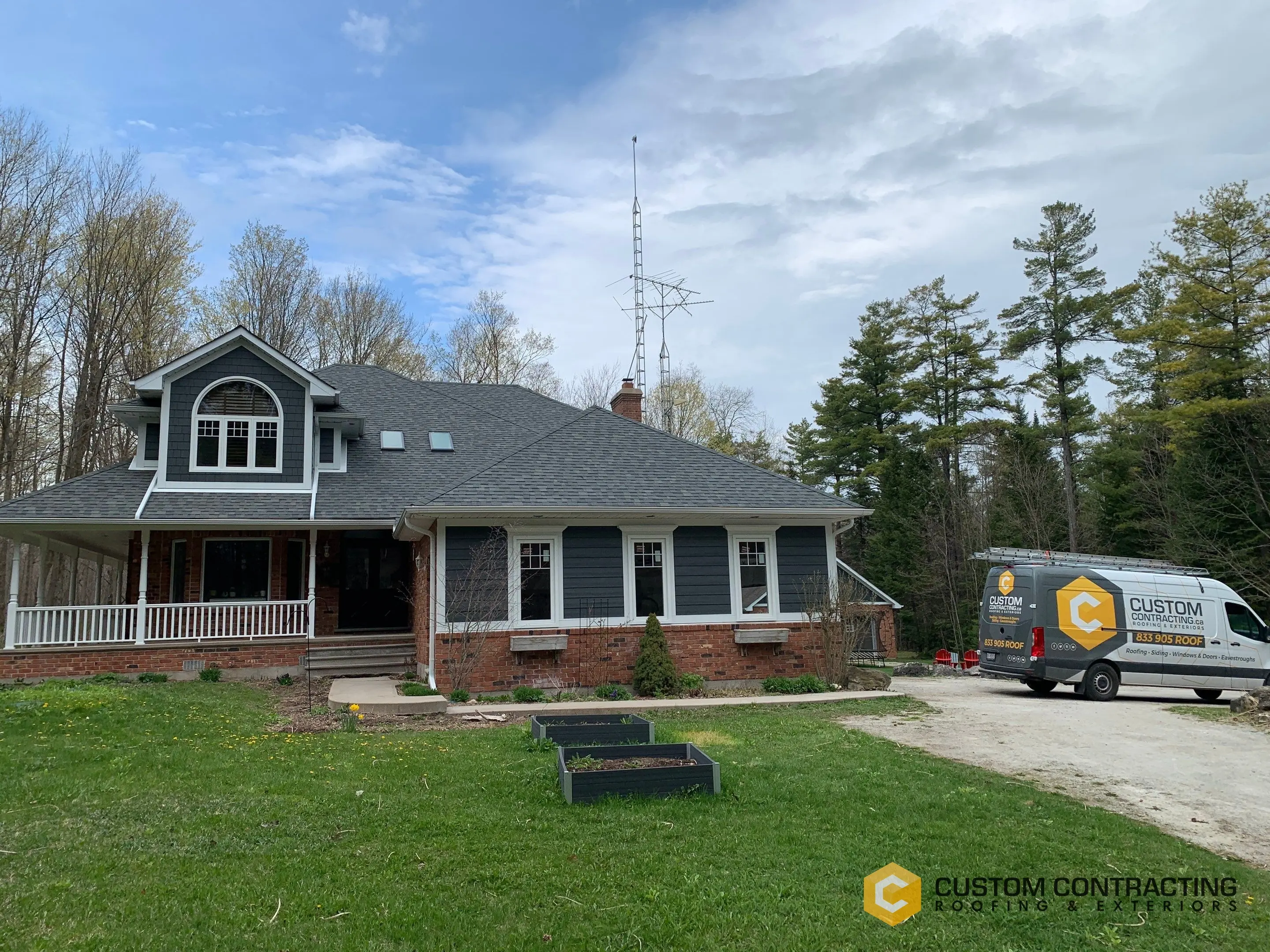 Siding installation project completed in Southwestern Ontario