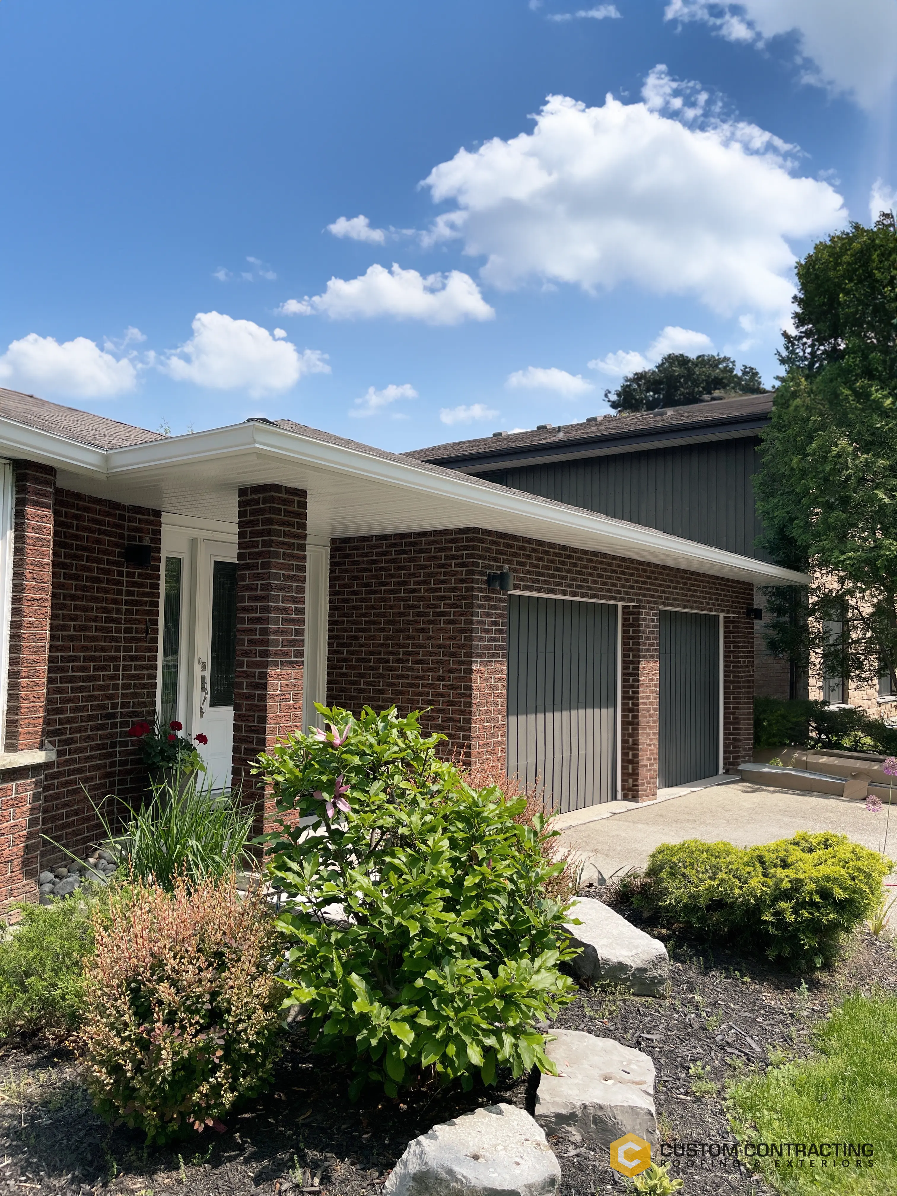 Custom Contracting completed home renovation project in Southwestern Ontario