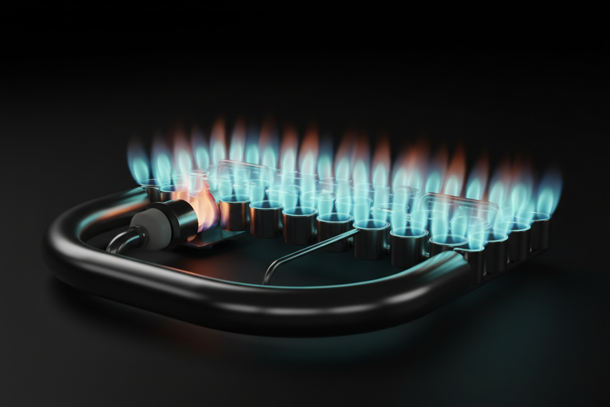 Furnace Burner Assembly 3D