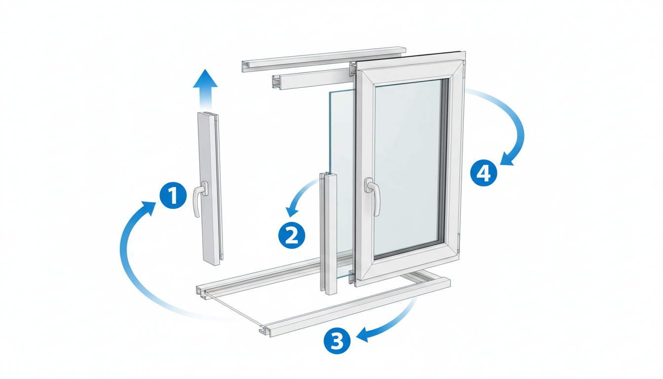 Window Assembly Animation