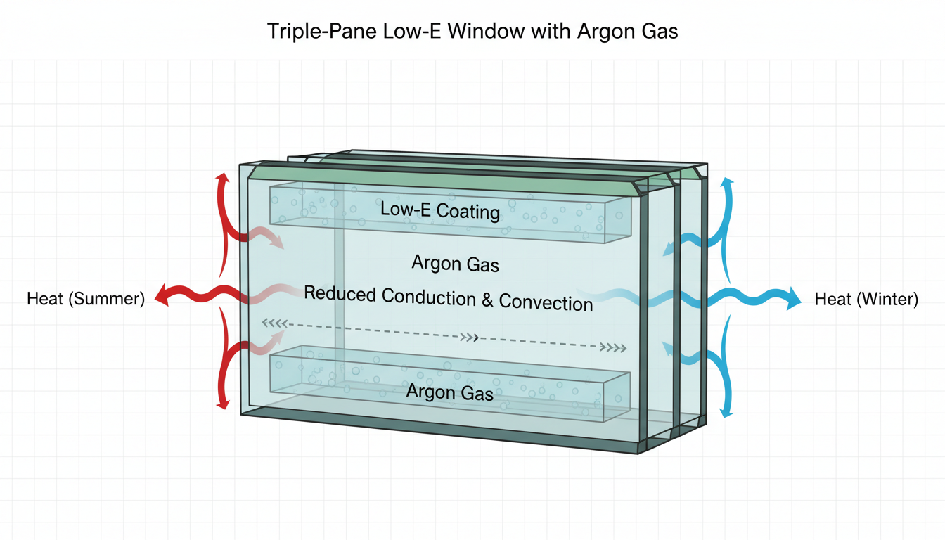 Triple-Pane Glass